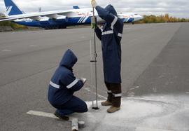 Определение прочности песчаного основания