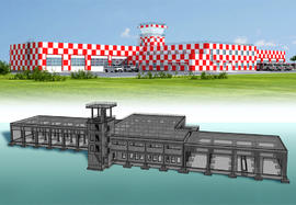 Аварийно-спасательная станция. Конструктивная модель.