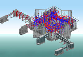 Пассажирский терминал. Модель «Инженерные сети»