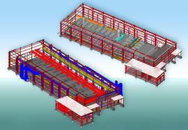 Насосно-фильтрационная станция системы ЦЗС. Технологическая и Инженерная модели