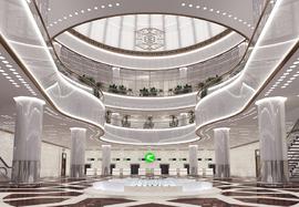 Интерьер зоны регистрации пассажирского терминала