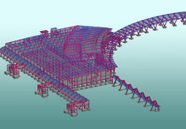 Аэровокзал. Конструктивная модель.